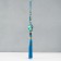Suspension Textile "Lotus" Blue 2x10x29 cm