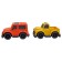 Eco-machine Funky Toys "Truck", with two machines, green color, 30 cm