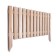Decorative fence, 45 × 110 cm, 1 section, wood, "pyramid", Greengo