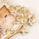 Photo frame Polystone 10x15 cm "tree" white with a golden patina 18x2x23 cm