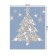 Tables on the table "Star tree", rectangular, Saten, size 120x145 cm