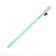 A collar with round rhinestones, 28 x 1 cm, Osh 21-25 cm, arts. The skin, blue