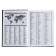 The diary is half-dantered for 4 years A5, 192 sheets, solid cover, silk, gray-blue