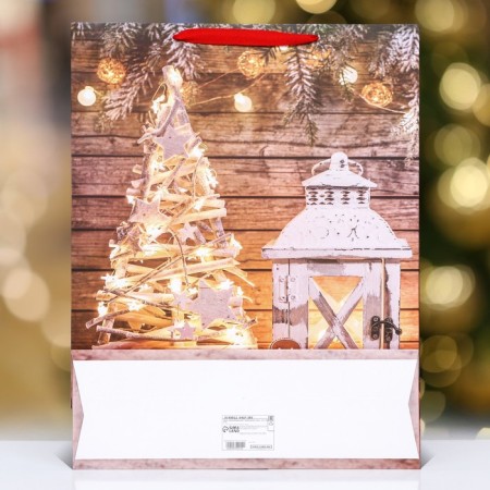 Laminated vertical "New Year tree", XL 43 x 55 x 15-1