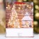 Laminated vertical "New Year tree", XL 43 x 55 x 15