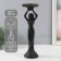 Cast iron candle for 1 candle "goddess" 10.5x12x36 cm