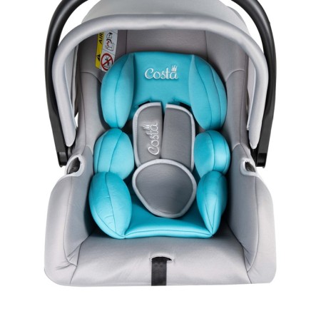 Car seat children's costa, gray/mint color-1