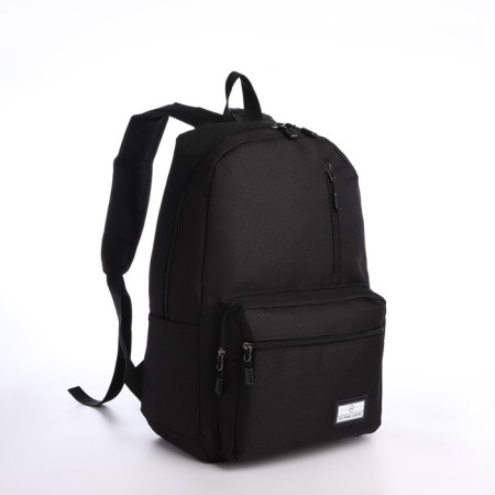 Youth backpack from lightning textiles, 5 pockets, USB, black color-2