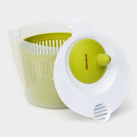 Centrifuga for drying the herbs Fresh Cook, 2 l, plastic, white/green color-3