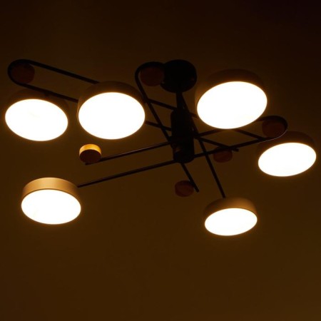 Chandelier 625356/6 LED 78W 3 modes 3000-6000k black-white 96x96x33 cm Bayerlux-2