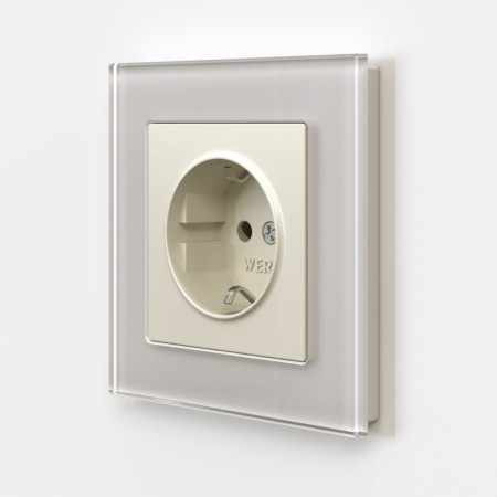 Roset w1171062 with grounding, ivori matte-1