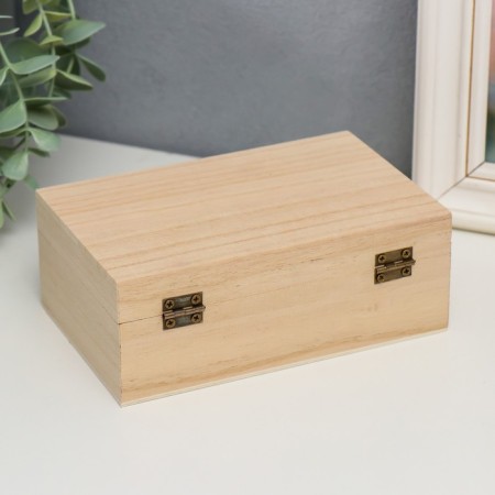 Casket wood for painting "rectangular" 5.5x9.5x15 cm-2