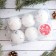 Set of balls plastic D-5.5 cm, 6 pcs "Pushka" white