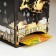 New Year's tea house "House. Black Gold" 20x10.5x9.5 cm