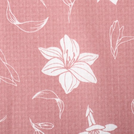 Bath sheet "Lily" 150x180 cm, 100% cotton, waffle canvas, 160 g/m2-2