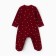 Children's jumpsuit with closed legs "Bear", burgundy color, height 68