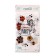 A set of paper dishes "Safari", 6 plates, 6 glasses, a tablecloth
