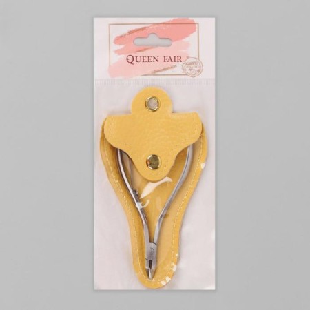 Manicure nippers, 10 cm, blade length - 7 mm, in a case, silver color-5