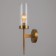 Bra "Orlando" E27 40W gold 16x12x44cm