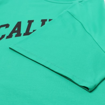 Women's T-shirt, mint color, Oversize size (42-46)-7