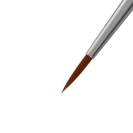 Synthetic brush is round, Hana embody No. 3 (hair length 17 mm), short matte handle-2