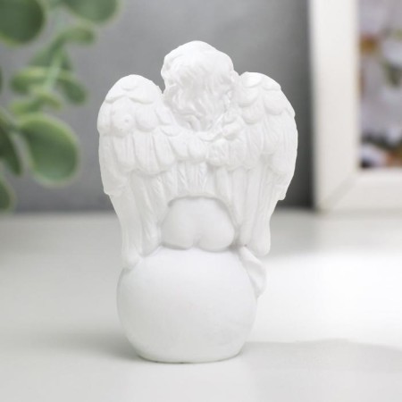 Polystone souvenir "Snowthrough angel on the ball" MIX 6.2x4x2.5 cm-4