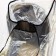 Universal raincoat for a baby stroller, with a window, PVD