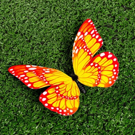 Decor for magnet "Butterfly", 13.5cm, mix