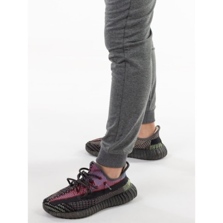 Sports pants for ISEE boys, height 146-152 cm, dark gray color-1