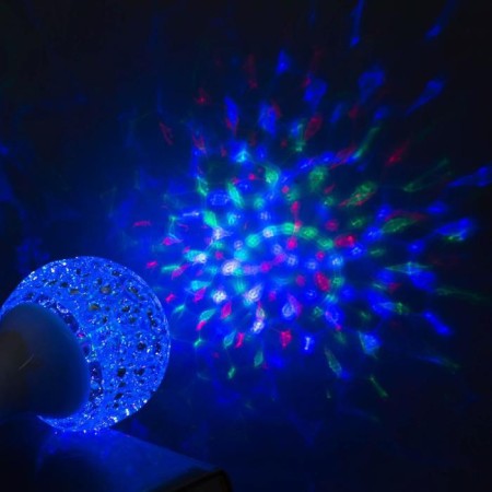 Light device "Cup" 10 cm, glow RGB, 220 V, white-2