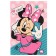 Notepad A6, 32 sheets on the paper clip "Minnie Mouse"