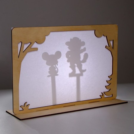 The shadow theater based on the fairy tale S. Perrault "Cat in Boots"-6