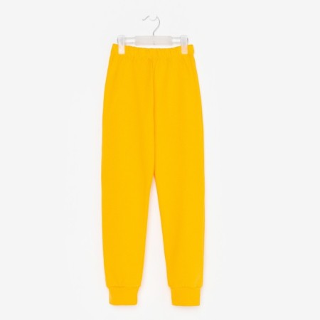 Costume (jumper, trousers), children, yellow color, height 134 cm-9