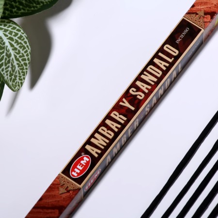 Incense Hem "Amber Sandal. Amber-Sandal", ", 8 sticks in the package, a four-grade-1