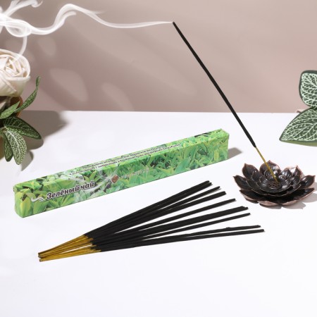 Incense "Charm of the East Green Tea", 20 sticks in packaging
