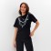 Pajama female (T -shirt and trousers) KAFTAN "Pearls" p. 40-42, black
