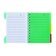 Notepad on the crest A6, 100 sheets, line, plastic cover, with dividers, New, mix