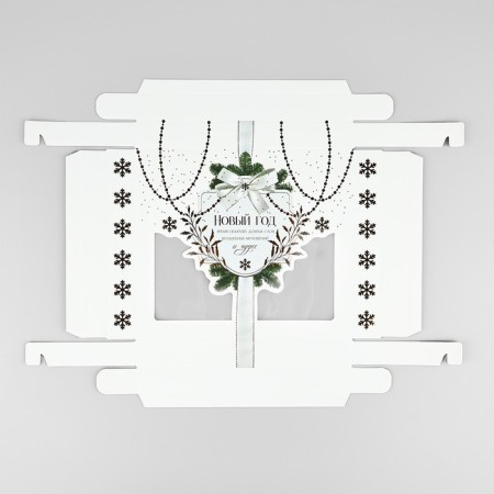 Gift box “New Year - Outsiacies”, 23.5 x 20.5 x 5.5 cm, New Year-5