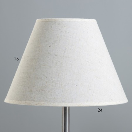 Desktop lamp Oliver 1x15W E27 silver/white 25x25x40cm Risalux-3