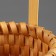 Wicker basket, rattan, 17x12.5/26 cm, 1 pc., Natural