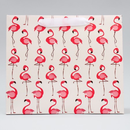 Package Gift Laminated Horizontal, Packaging, Flamingo, ML 27 x 23 x 11.5 cm-1