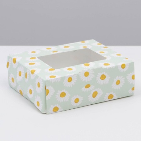 Confectionery packaging, a box of lamination "chamomile", 10 x 8 x 3.5 cm-1