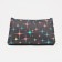 Cosmetic bag with lightning, black color