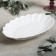Porcelain dish Magistro "Chamomile", D = 28 cm, white color