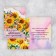 Congratulatory card "Sunflowers", flowers, 12 × 18 cm