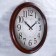 Watch wall, interior "claver", brown, dial 40 cm, 48 cm