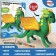 Set for creating a voluminous toy made of felt "Green Dragon"