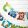 Festive garland on the eyelets "Happy Birthday Son", length 160 cm