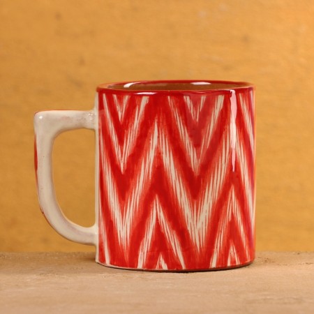 Circle of Rishtan ceramics "Atlas", 330 ml, red-1