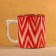 Circle of Rishtan ceramics "Atlas", 330 ml, red